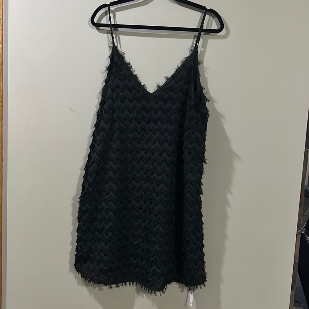 NWT CUPSHE fringe mini dress